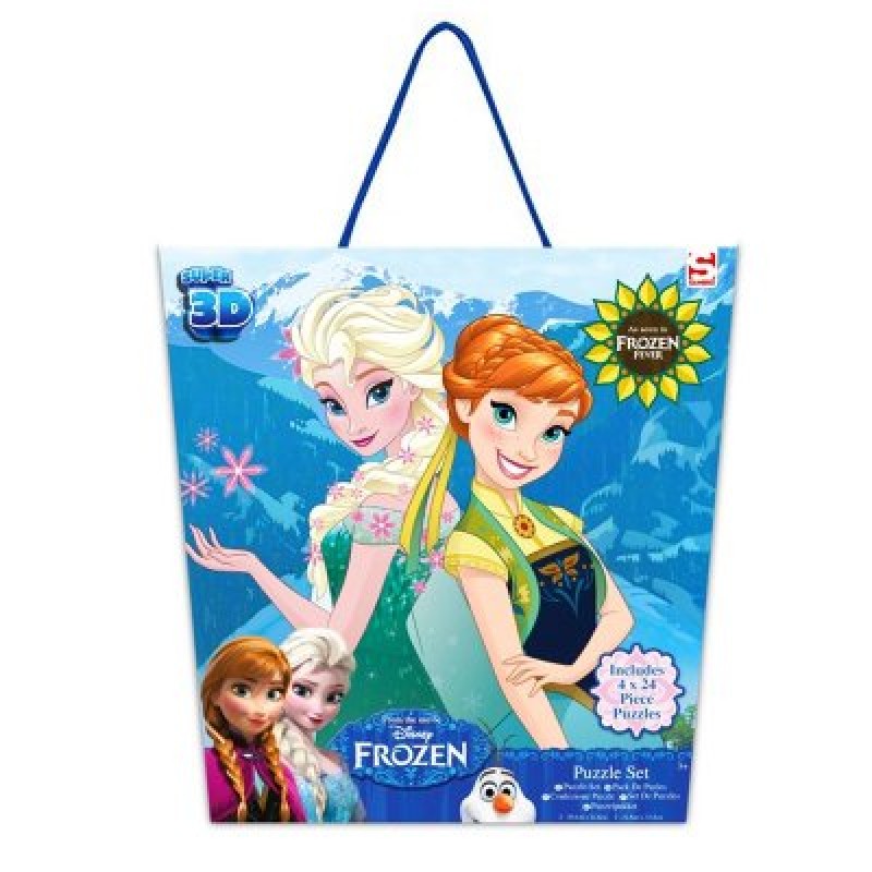 Puzzle 3D Frozen 4 em 1 | Loja da Criança