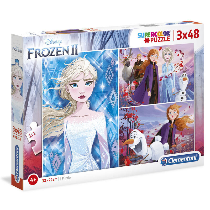 Puzzle 3x48 peças Frozen 2 Disney | Loja da Criança