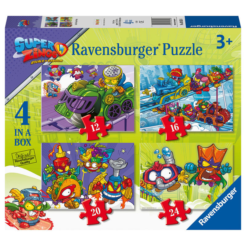 Puzzle 4 em 1 Superzings | Loja da Criança