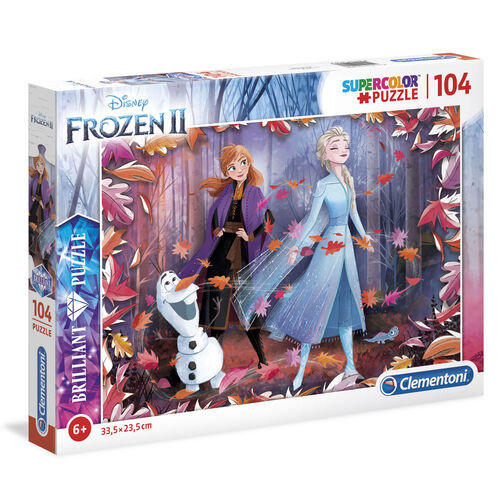 Puzzle Brilhante Frozen 2 Disney 104 peças | Loja da Criança