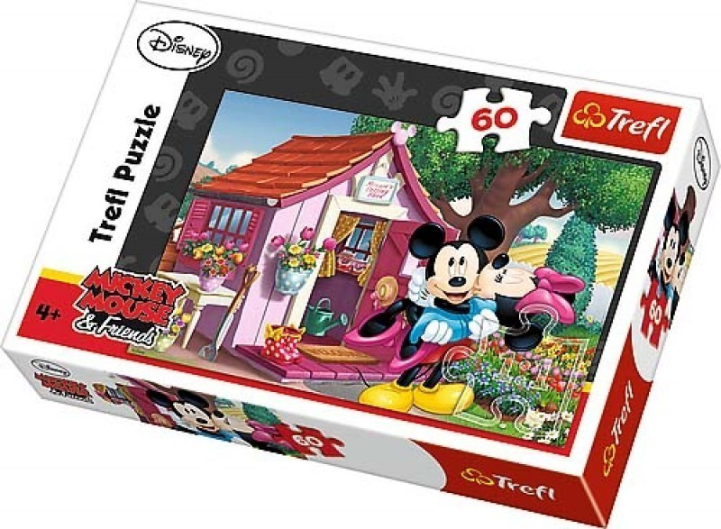 Puzzle Disney Mickey e Minnie no Jardim | Loja da Criança