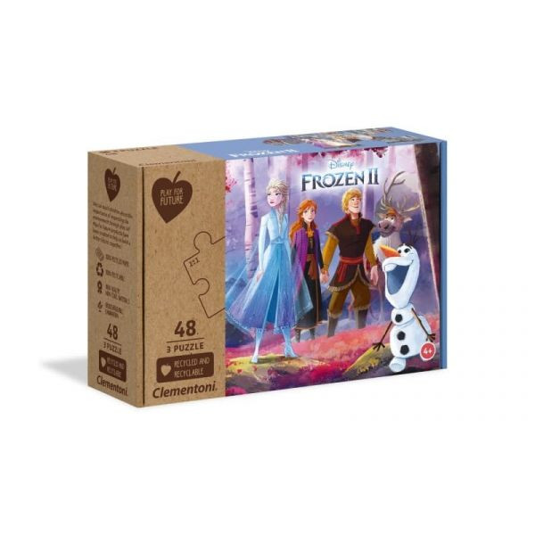 Puzzle Ecológico Frozen 2 Disney 3x48 peças | Loja da Criança