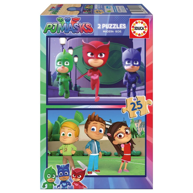 Puzzle madeira 25 PJ Masks | Loja da Criança