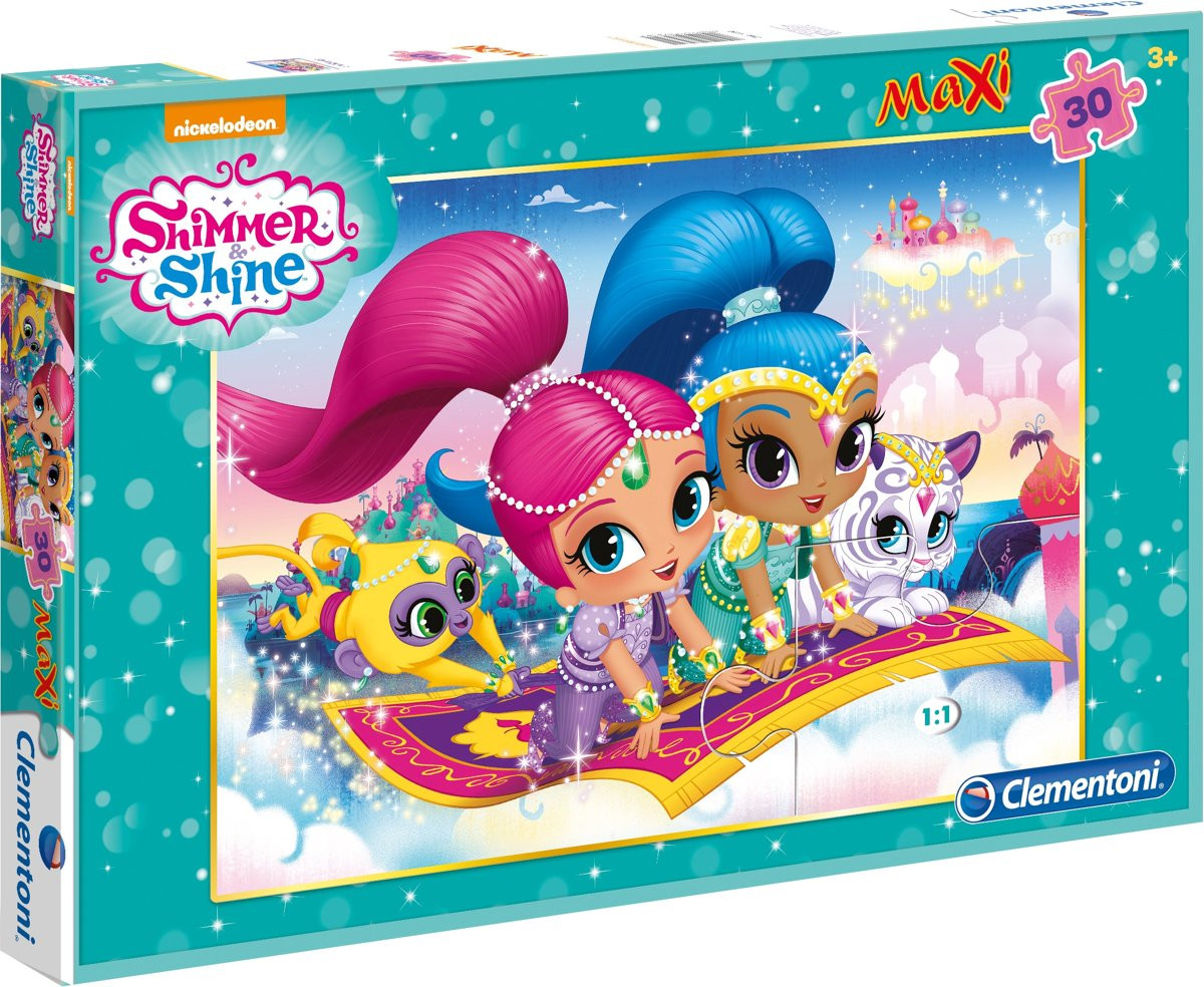 Puzzle Maxi Shimmer and Shine 30 peças | Loja da Criança