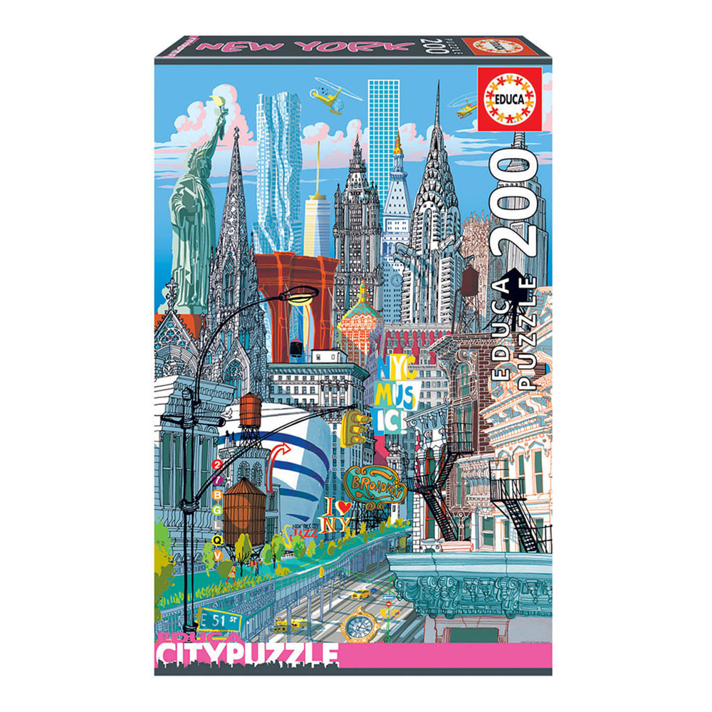 City Puzzle 200 Peças Nova Iorque