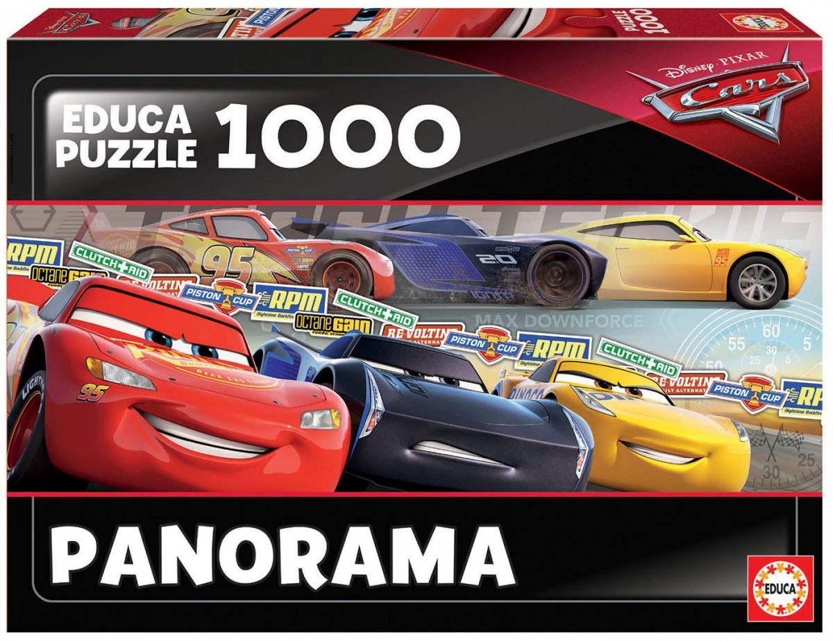 Puzzle Panorama Cars 1000 peças Loja da Criança