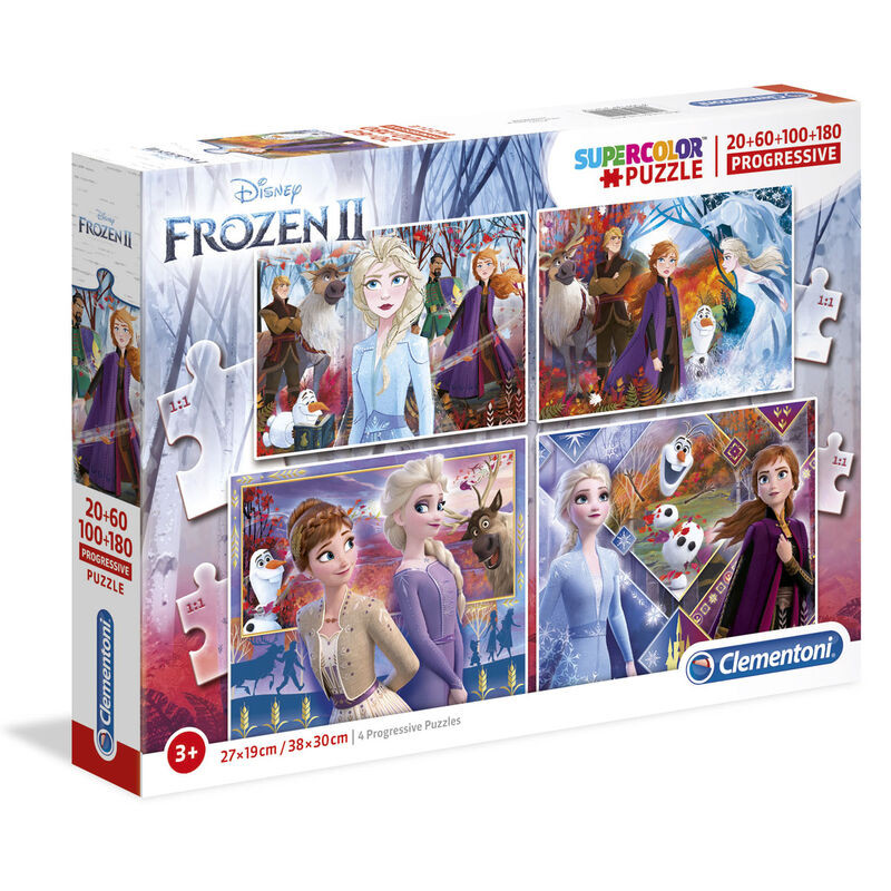 Puzzle Progressivo 4 em 1 Frozen 2 