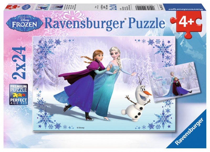 Puzzle Ravensburger 2x24 peças Frozen | Loja da Criança