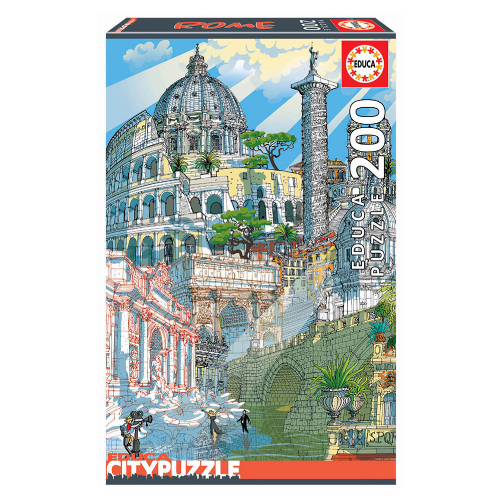 Puzzle Roma City 200 peças | Loja da Criança