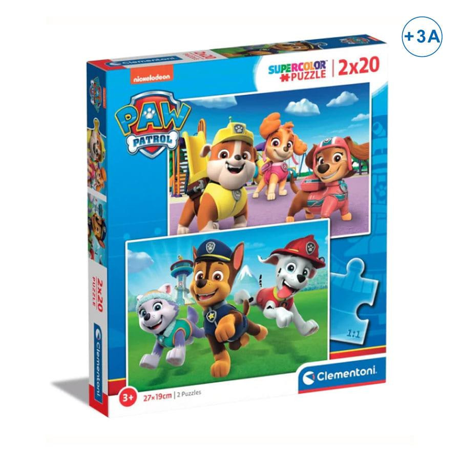 Puzzle Supercolor Patrulha Pata 2x20 peças | Loja da Criança