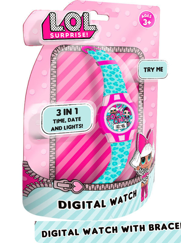 Relógio Digital 3 em 1 LOL Surprise Loja da Criança