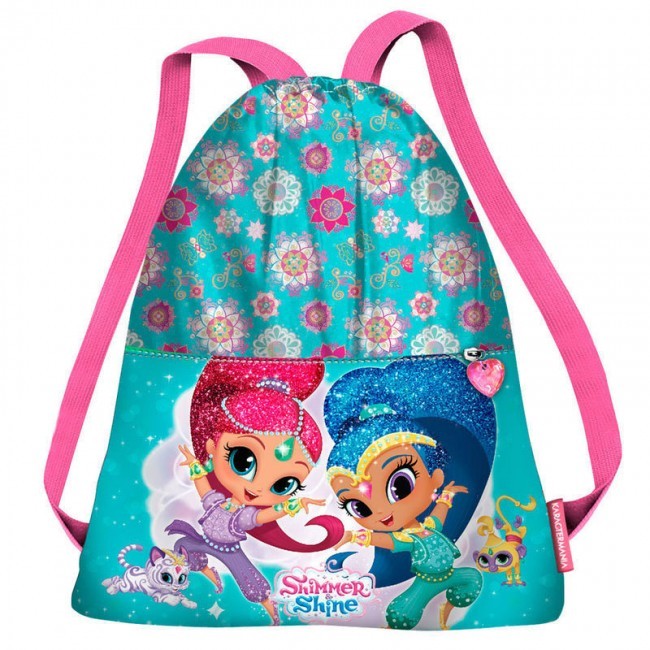 Karactermania Borsa A Tracolla Shimmer And Shine - Viola, 18 Cm, Per Bambine, Con Tracolla Regolabile