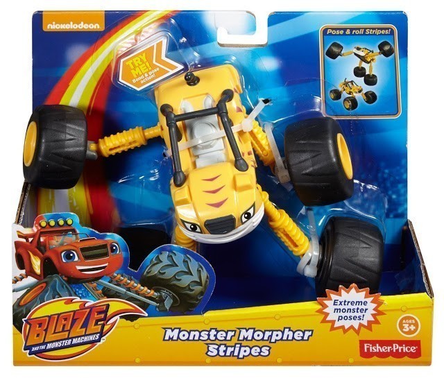 Stripes Carro Blaze Monster Machines