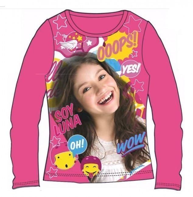 Sweatshirt Soy Luna - Rosa Fúchsia - 6 Anos