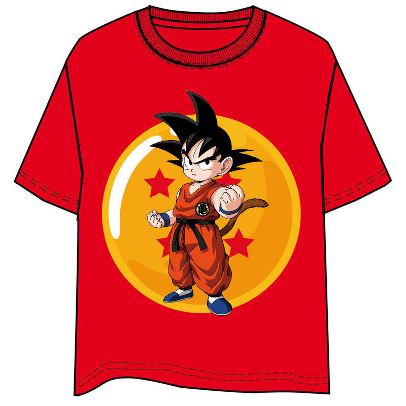 Camiseta Dragon Ball Z Son Goku Kid Pequeno Estampa Costas