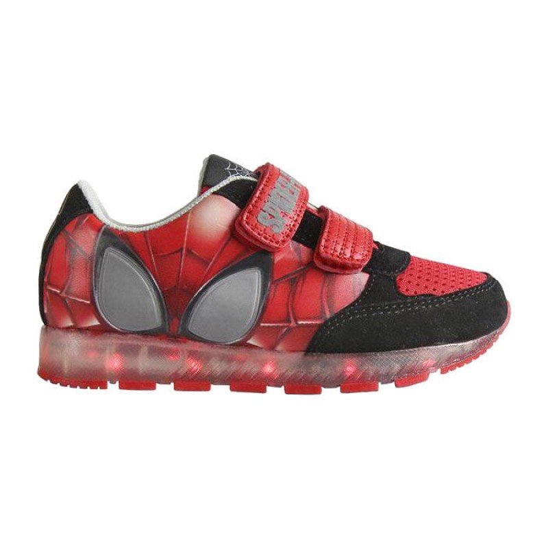 tenis do homem aranha com luz