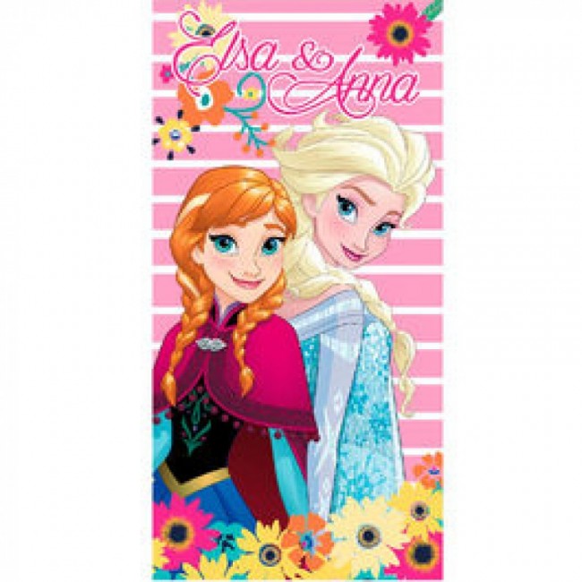 Toalha de Praia/Piscina da Elsa e Anna Frozen | Loja da Criança