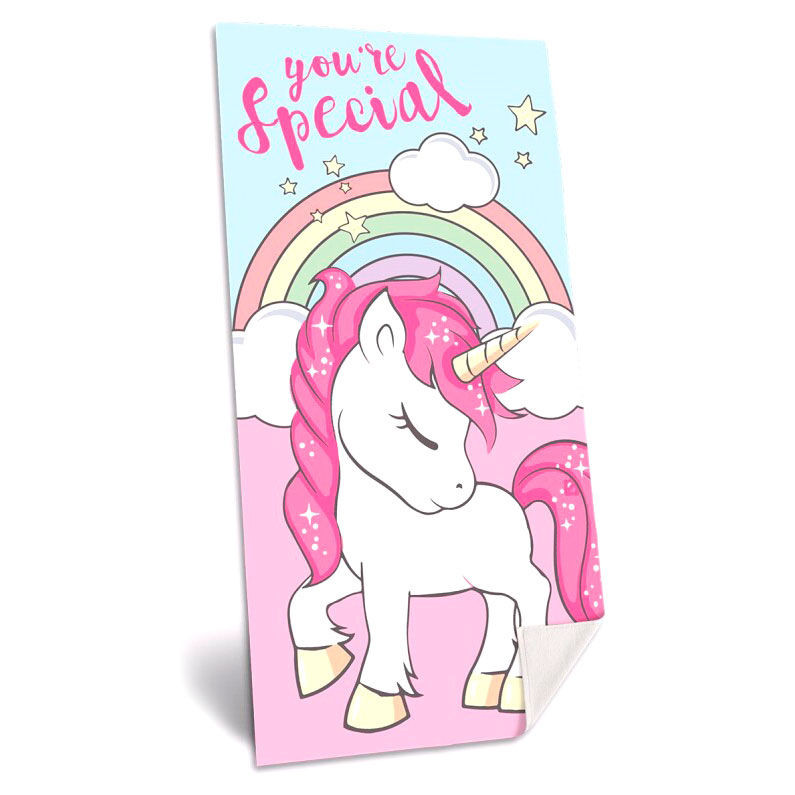 Toalha Praia Unicórnio You re Special Microfibra