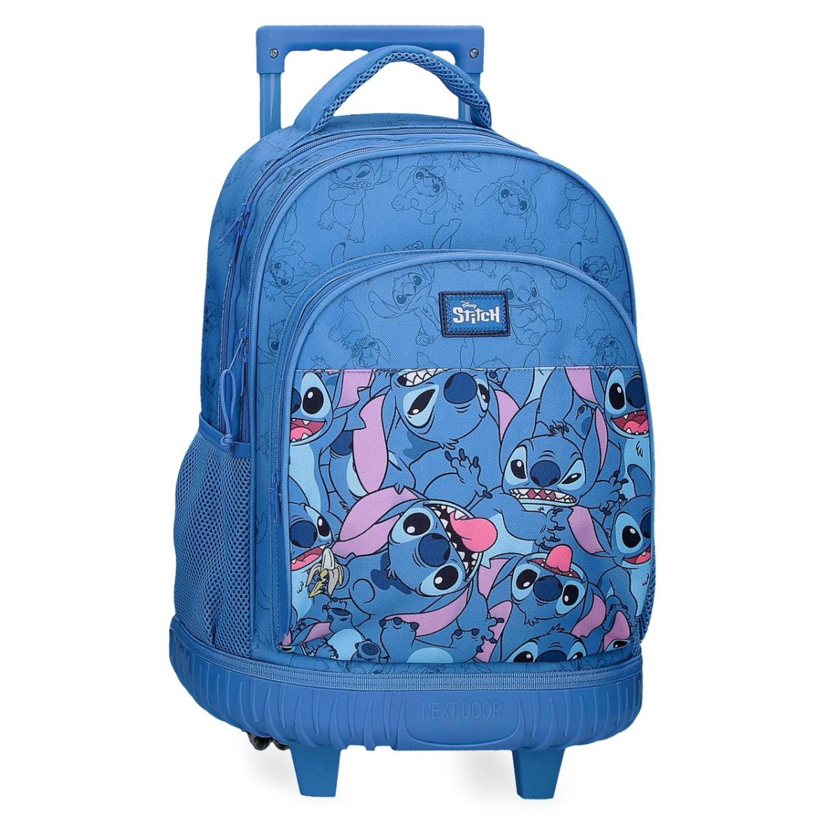 Trolley Stitch Per Bambini - Valigia Rigida ABS 4 Ruote, 34.5x20x51cm 31L, Blu - Foto 6