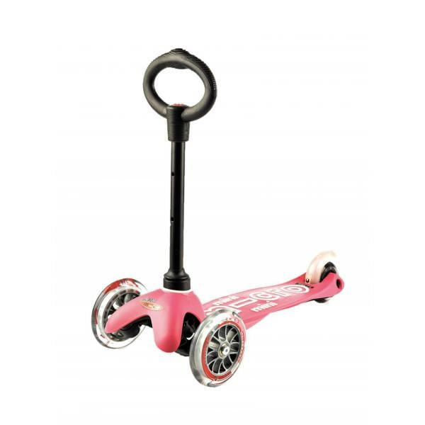 Trotinete Mini  3 em 1 Deluxe Rosa