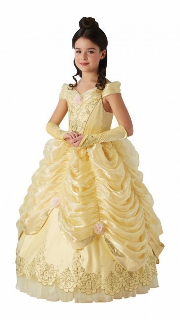 vestido bela disney