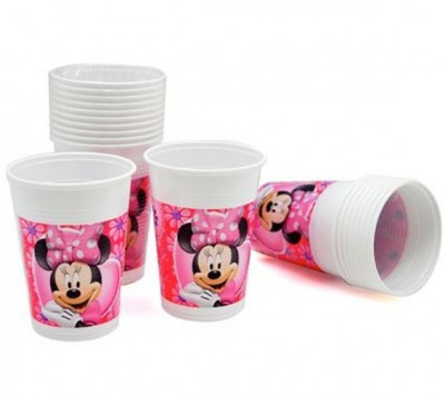 10 Copos Festa Minnie