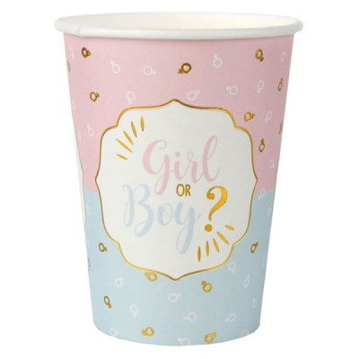 10 Copos Revelação Baby Shower