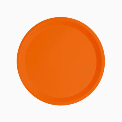 10 Pratos Papel Laranja Ø 20,5cm