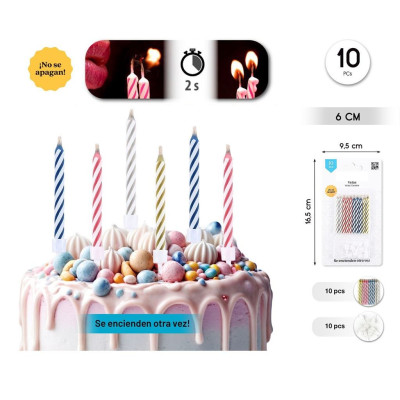 10 Velas Mágicas Espiral