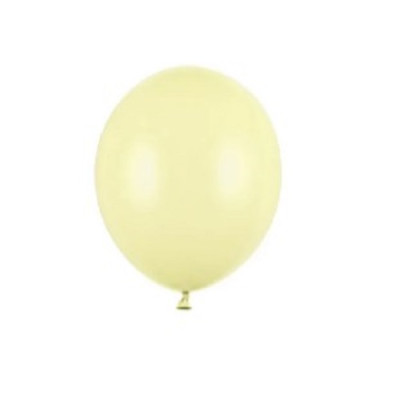 100 Balões Amarelo Claro Pastel 5