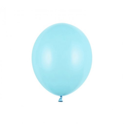100 Balões Azul Claro Pastel 5
