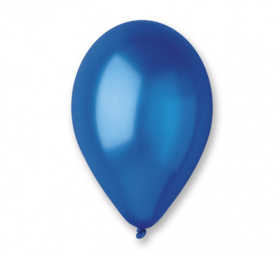 100 Balões Azul Marinho Metalizados 10 (26cm)