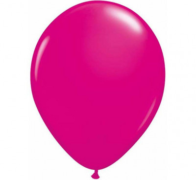 100 Balões Cereja Intenso 5'' (13cm)