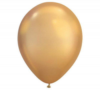 100 Balões Dourado Chrome 7