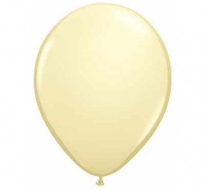 100 Balões Marfim Acetinado Qualatex 5 (13cm)