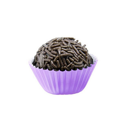 100 Mini Cápsulas Brigadeiro Lilás