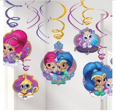 12 Espirais Decorativas Shimmer e Shine