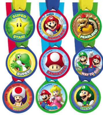 12 Medalhas Super Mario