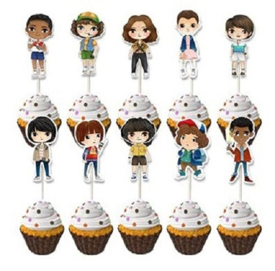 12 Mini Toppers Stranger Things