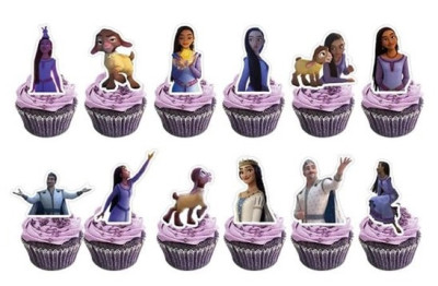 12 Mini Toppers Wish Disney