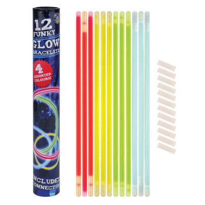 12 Pulseiras Luminosas Glow
