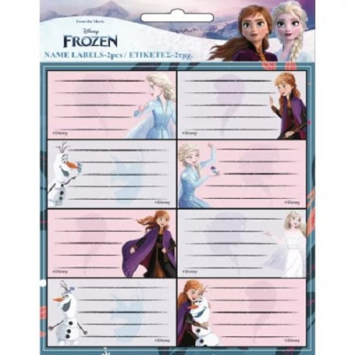 16 Etiquetas Autocolantes Frozen 2 Disney