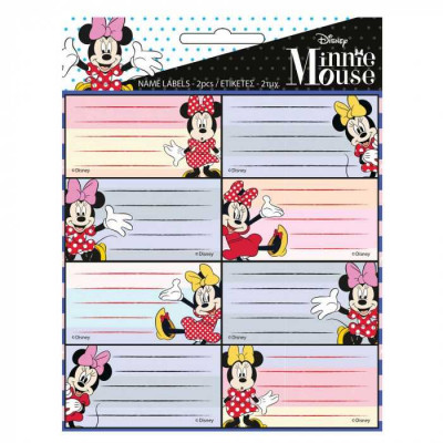 16 Etiquetas Autocolantes Minnie Disney