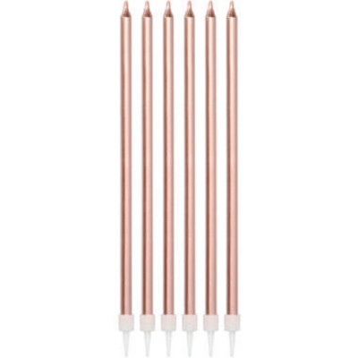 16 Velas Altas Rose Gold