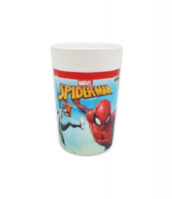 2 Copos Reutilizáveis Spiderman Team Up 230ml