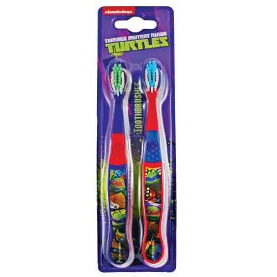 2 escovas de dentes Tartarugas Ninja