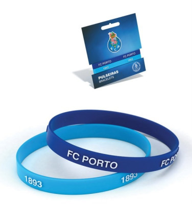 2 Pulseiras Silicone Porto