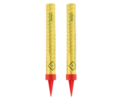 2 Velas Foguete Sparklers Holográficos 12cm