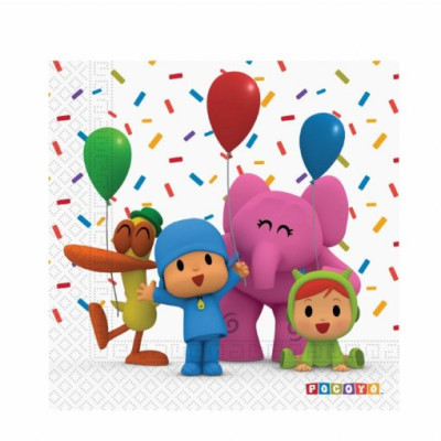 20 Guardanapos Festa Pocoyo