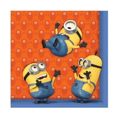 20 Guardanapos Minions 33x33cm